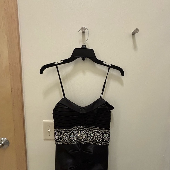 B Darlin Black and White Prom Dress - mordernwear.com